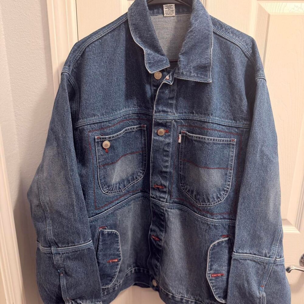 Unbranded Men's Blue and Navy Jacket